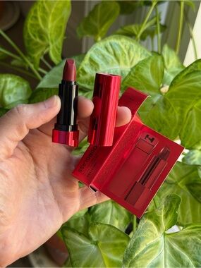 Hourglass Unlocked Satin Crème Lipstick – Red 0 (Mini, Brand New)